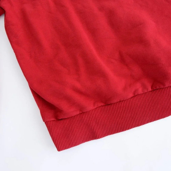 Vintage Non-fiction London Ontario Logo Red 100% Cotton Crewneck Sweater - Picture 7 of 14